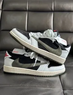 PK God Batch Air Jordan 1 Retro Low OG SP Travis Scott Olive (W) DZ4137-106 review C*** 01