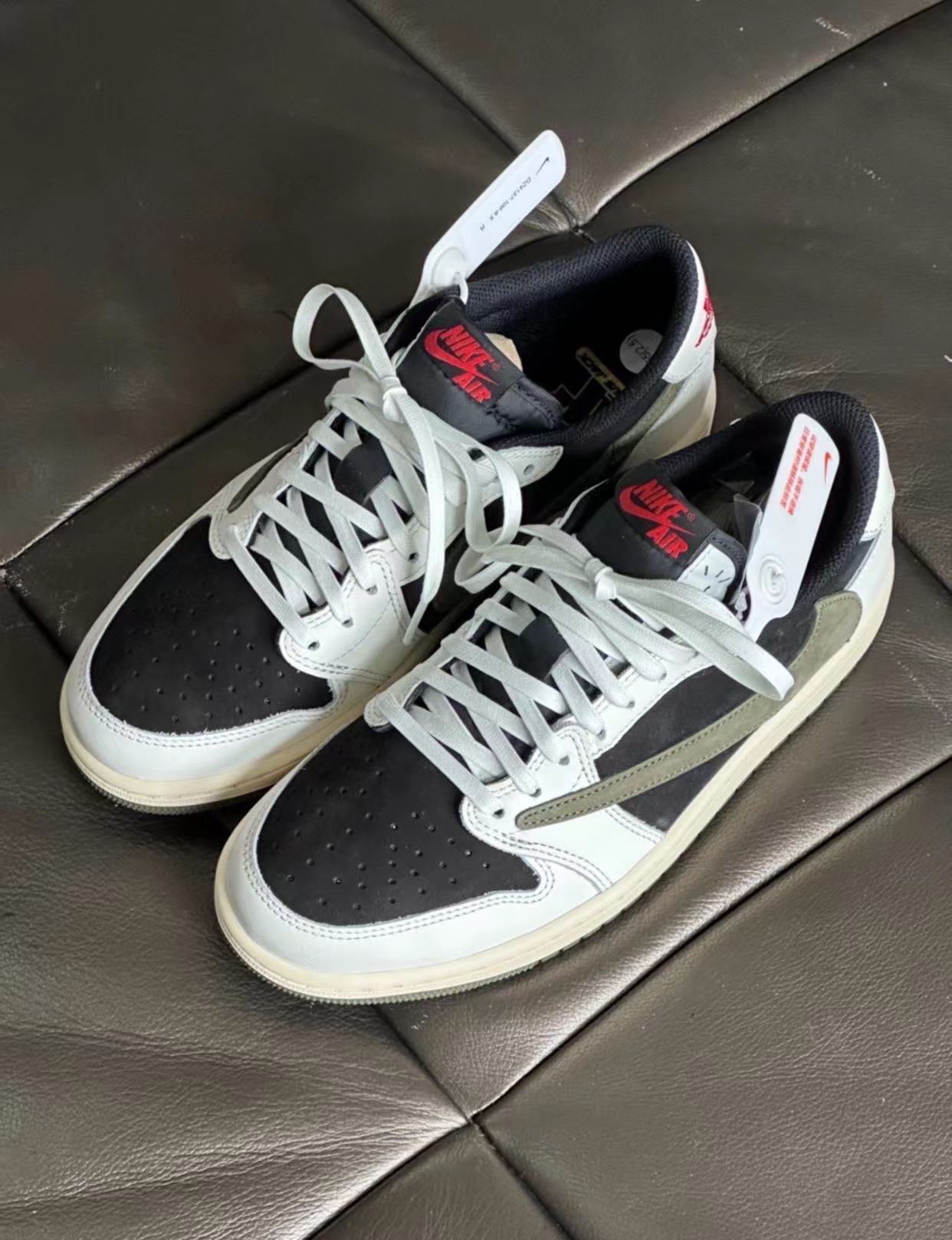 PK God Batch Air Jordan 1 Retro Low OG SP Travis Scott Olive (W) DZ4137-106 review C*** 03