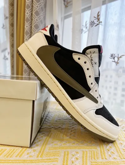 PK God Batch Air Jordan 1 Retro Low OG SP Travis Scott Olive (W) DZ4137-106 review Y*** 00