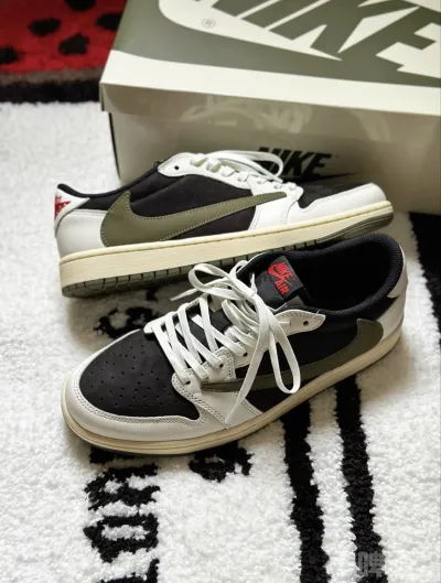 PK God Batch Air Jordan 1 Retro Low OG SP Travis Scott Olive (W) DZ4137-106 review F*** 00