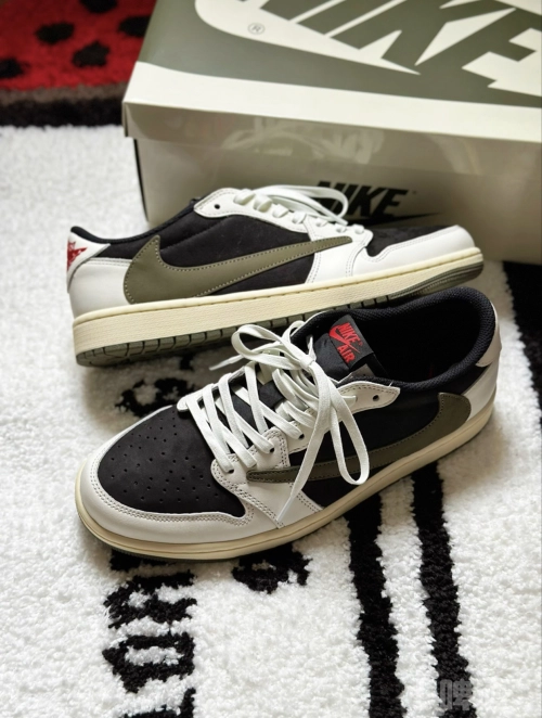 PK God Batch Air Jordan 1 Retro Low OG SP Travis Scott Olive (W) DZ4137-106 review 