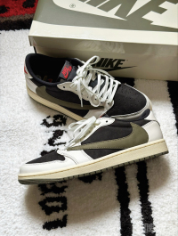 PK God Batch Air Jordan 1 Retro Low OG SP Travis Scott Olive (W) DZ4137-106 review 1