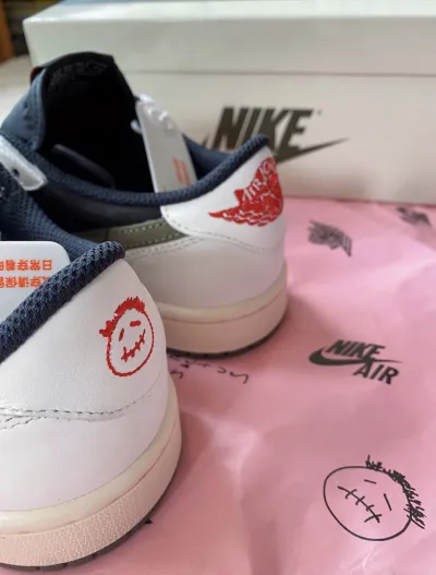PK God Batch Air Jordan 1 Retro Low OG SP Travis Scott Olive (W) DZ4137-106 review N*** 04