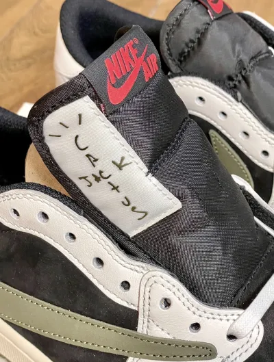 PK God Batch Air Jordan 1 Retro Low OG SP Travis Scott Olive (W) DZ4137-106 review E*** 05
