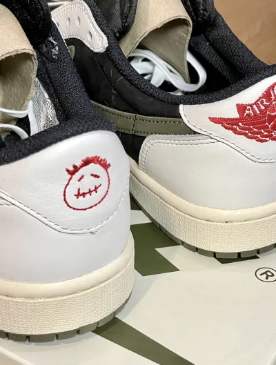 PK God Batch Air Jordan 1 Retro Low OG SP Travis Scott Olive (W) DZ4137-106 review E*** 06
