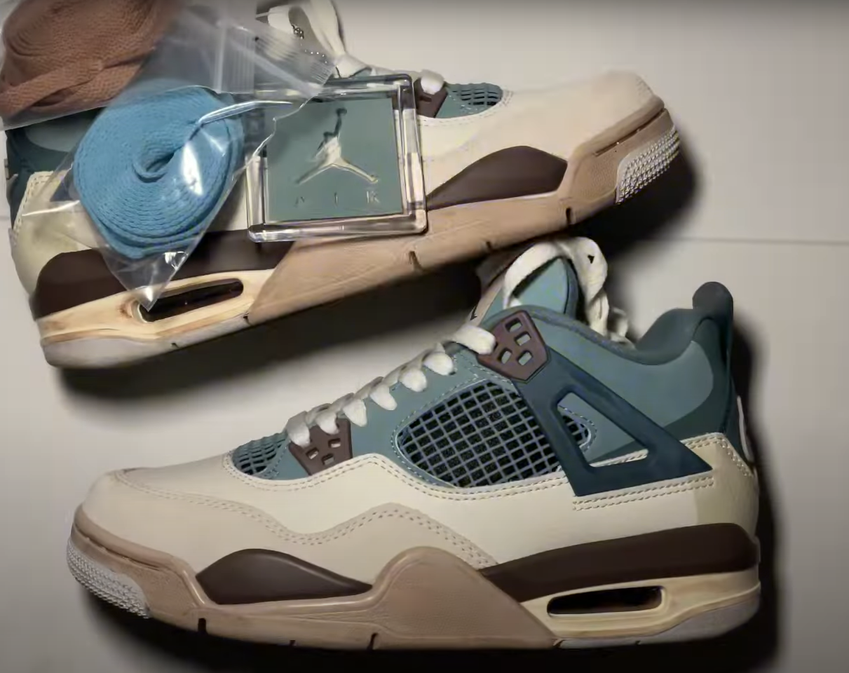 PK God Batch Air Jordan 4 Snorlax Concept  review E*** 02