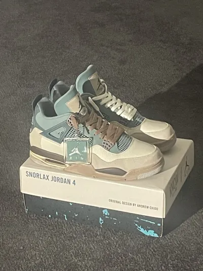 PK God Batch Air Jordan 4 Snorlax Concept  review Rio 00