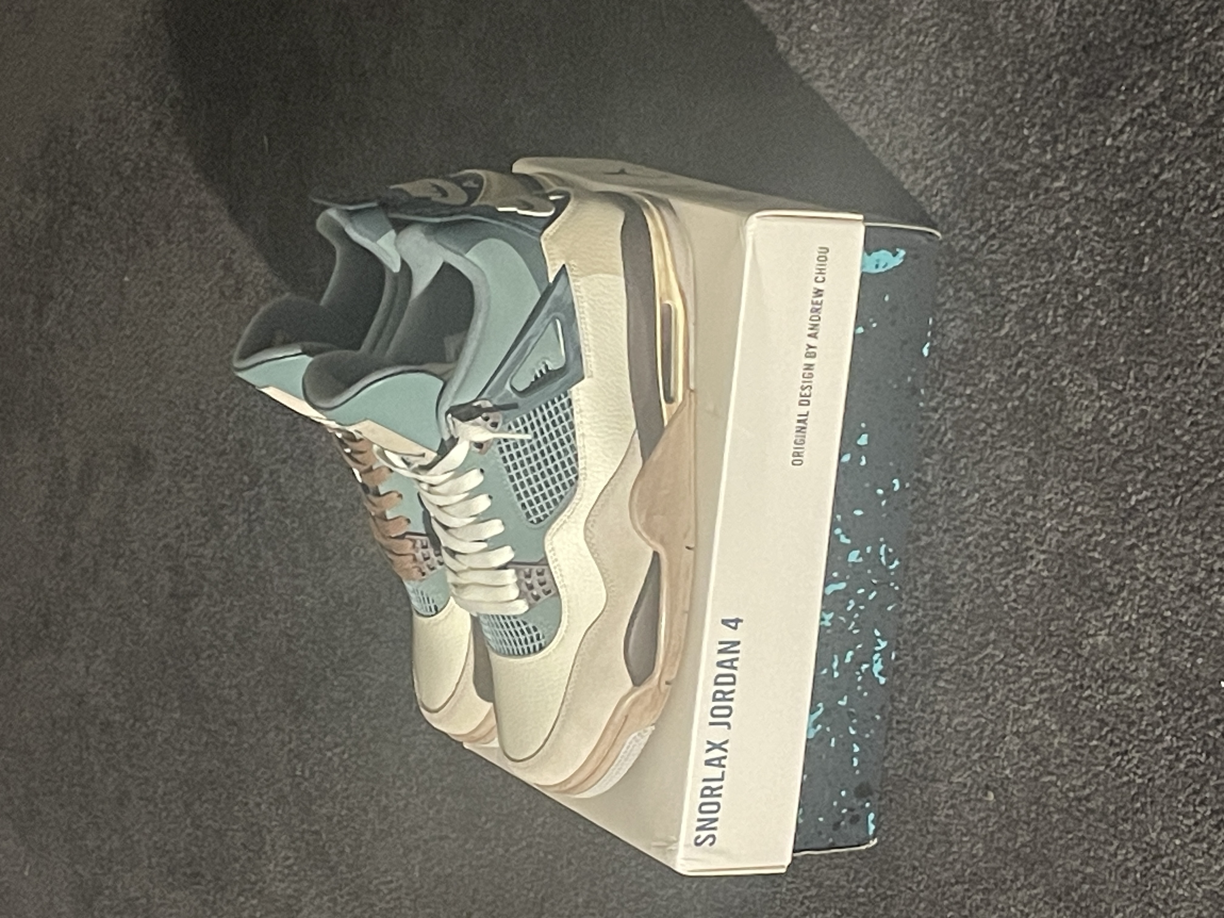 PK God Batch Air Jordan 4 Snorlax Concept  review Rio 01