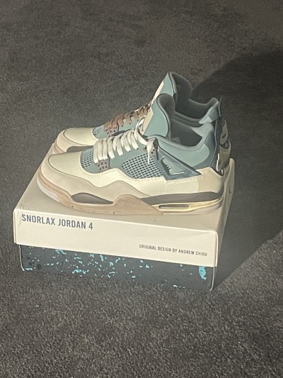 PK God Batch Air Jordan 4 Snorlax Concept  review Rio 01