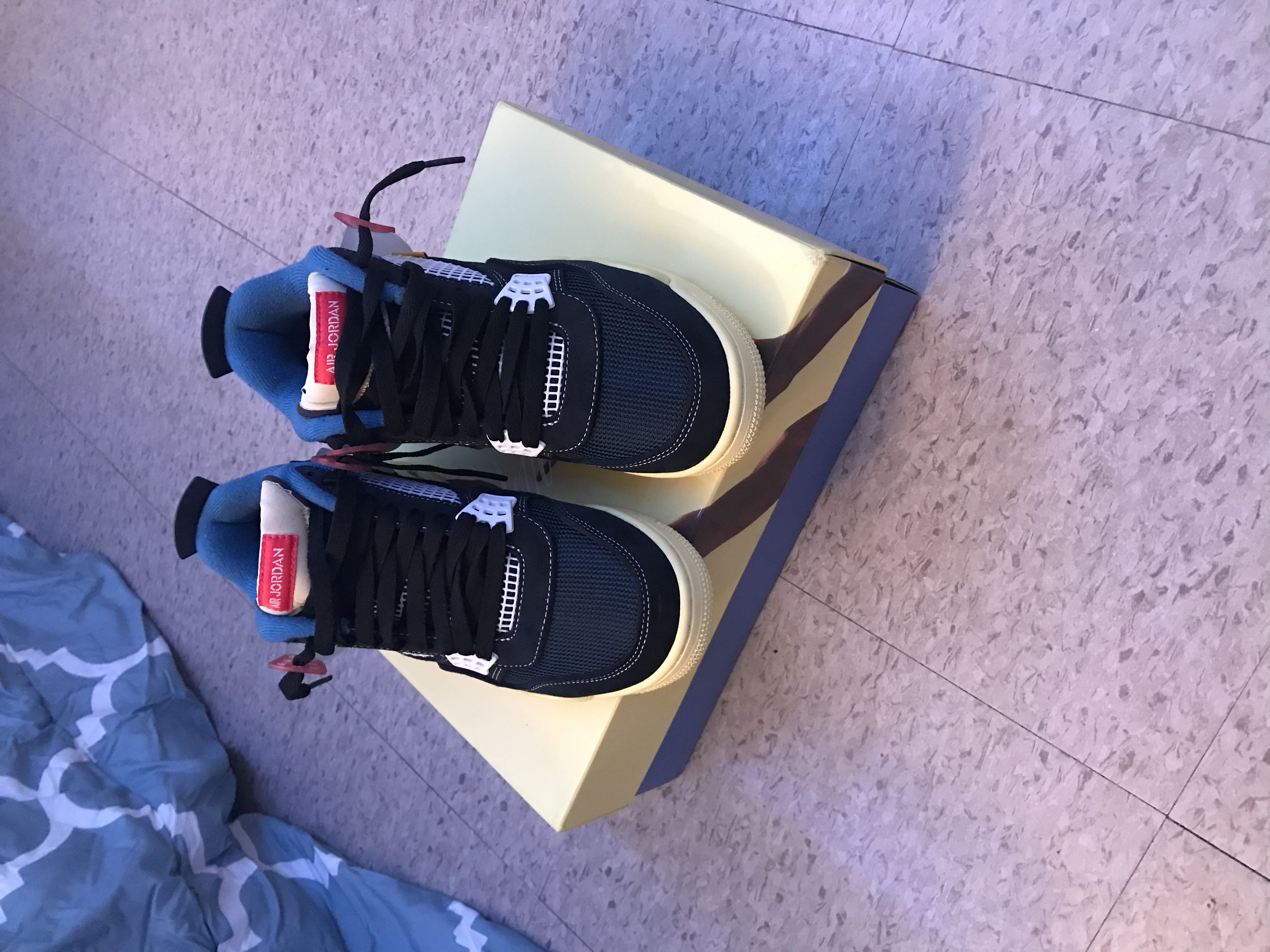 PK God Batch Air Jordan 4 Retro Union Off Noir DC9533-001 review Daddy 01