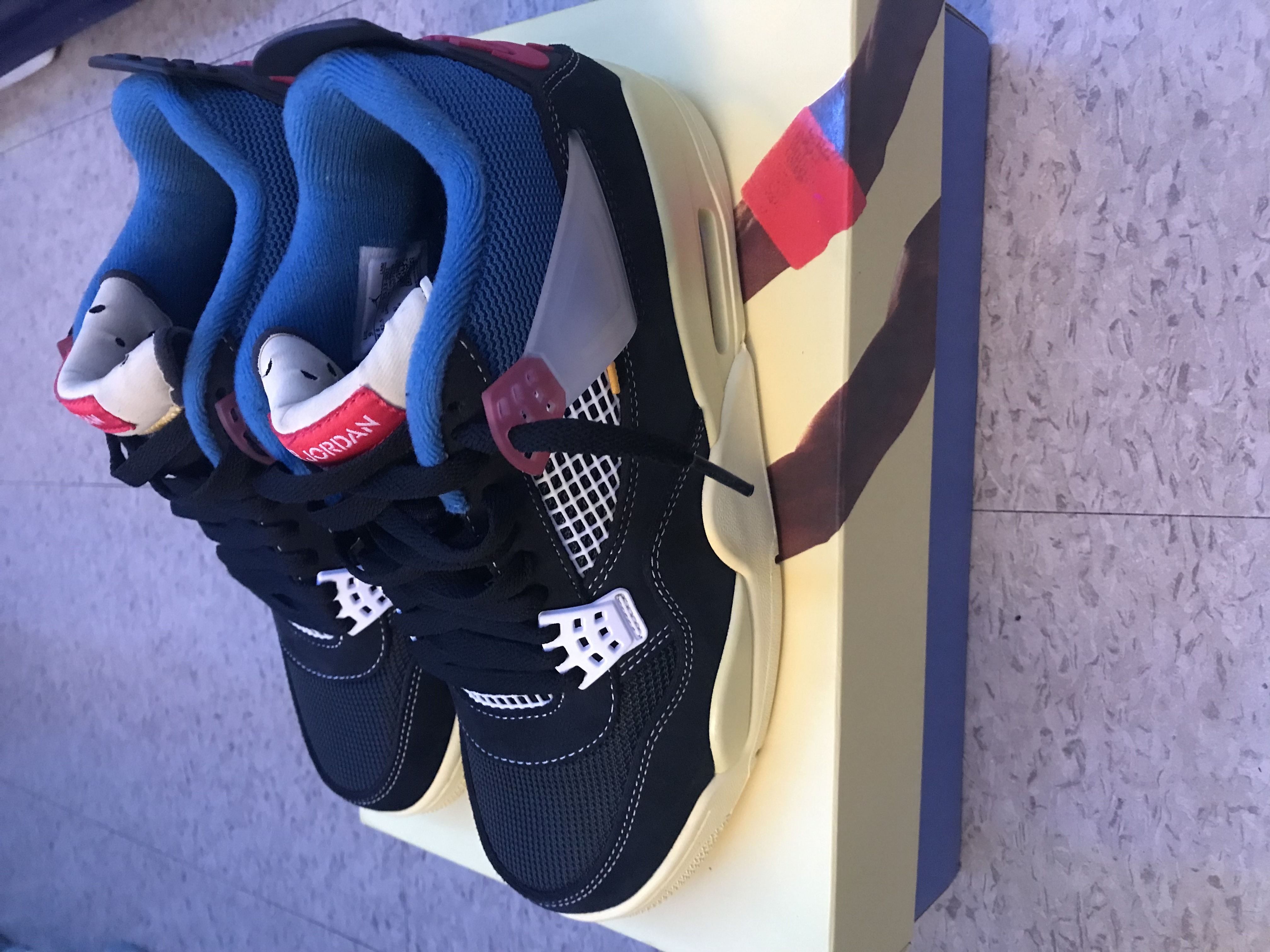 PK God Batch Air Jordan 4 Retro Union Off Noir DC9533-001 review Jenny 03