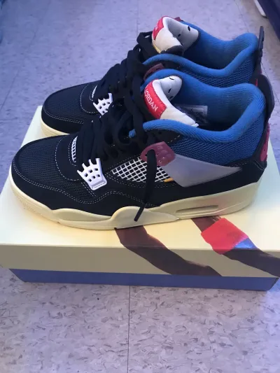 PK God Batch Air Jordan 4 Retro Union Off Noir DC9533-001 review Jenny 02