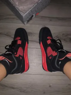 Special offer Batch Air Jordan 4 Red Thunder CT8527-016 review L*** 02
