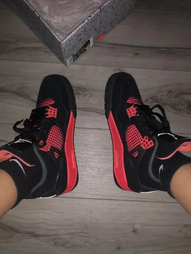 Special offer Batch Air Jordan 4 Red Thunder CT8527-016 review L*** 01