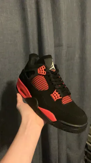 Special offer Batch Air Jordan 4 Red Thunder CT8527-016 review S*** 01