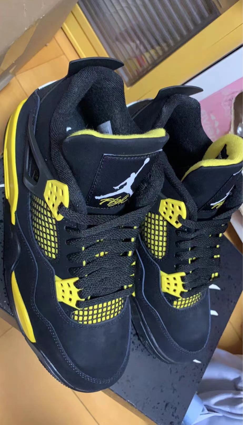 PK God Batch Air Jordan 4 Thunder DH6927-017 review L***