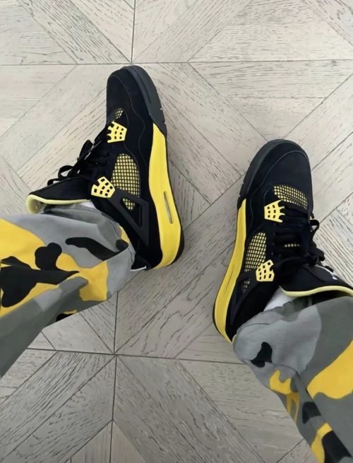 PK God Batch Air Jordan 4 Thunder DH6927-017 review 