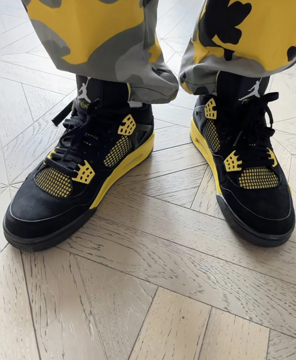 PK God Batch Air Jordan 4 Thunder DH6927-017 review G*** 01