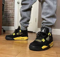 PK God Batch Air Jordan 4 Thunder DH6927-017 review T*** 03