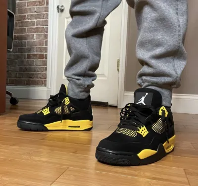 PK God Batch Air Jordan 4 Thunder DH6927-017 review T*** 02