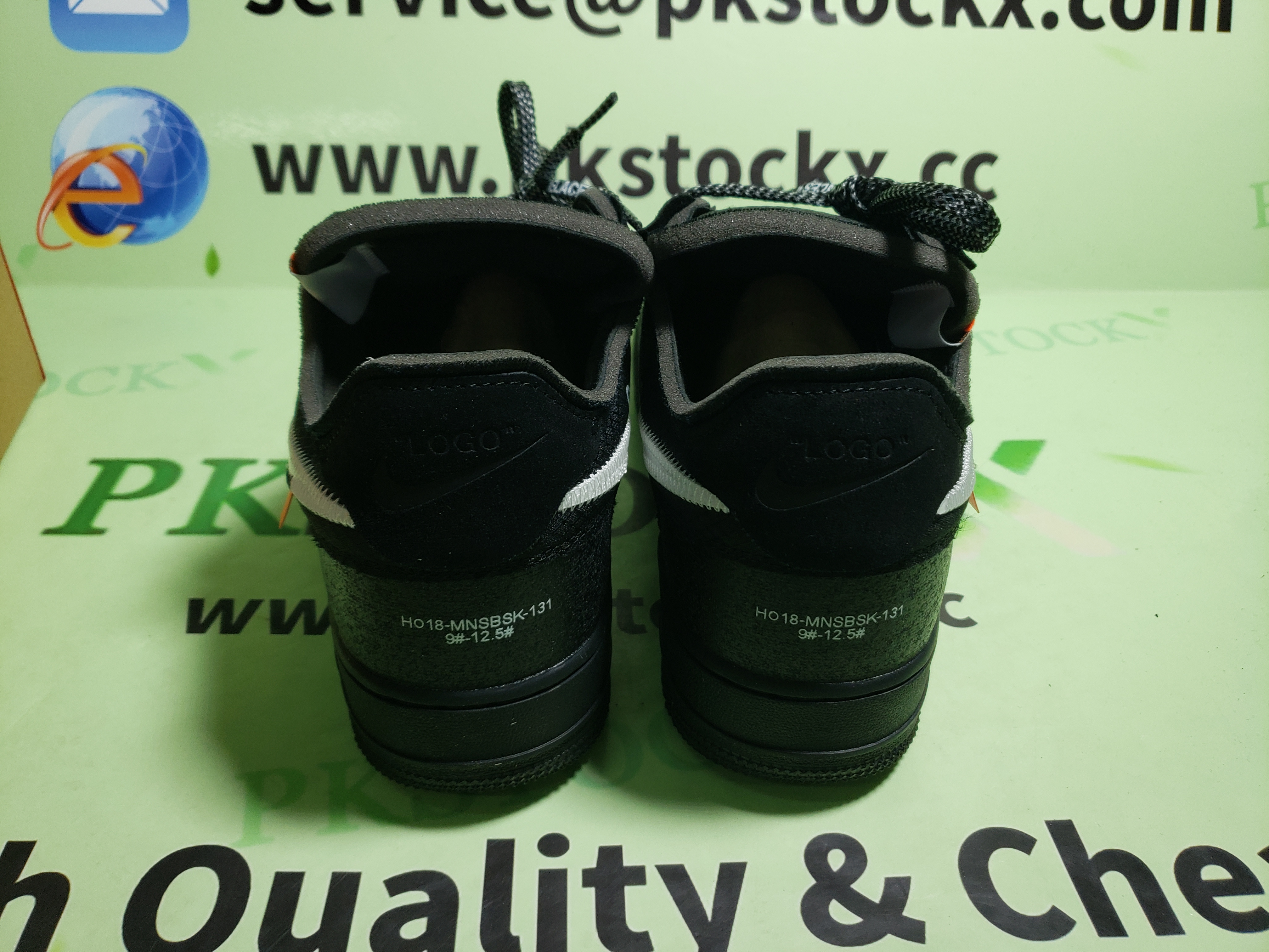 PK God Batch Nike Air Force 1 '07 Virgil x MoMA (With Socks) AV5210-001 review V*** 01