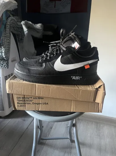 PK God Batch Nike Air Force 1 '07 Virgil x MoMA (With Socks) AV5210-001 review D*** 00