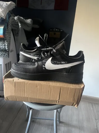 PK God Batch Nike Air Force 1 '07 Virgil x MoMA (With Socks) AV5210-001 review D*** 01