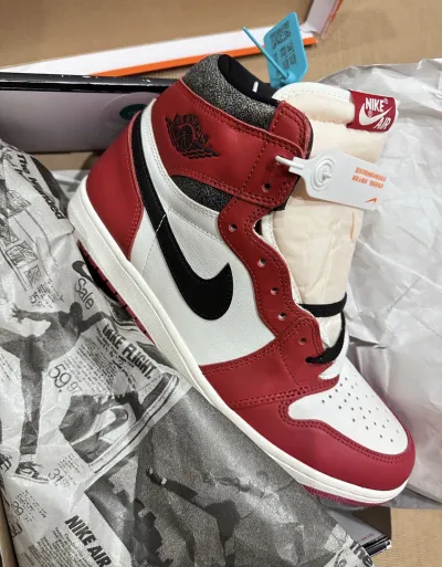 PK God Batch Air Jordan 1 Retro High OG Lost and Found DZ5485-612 review O*** 01