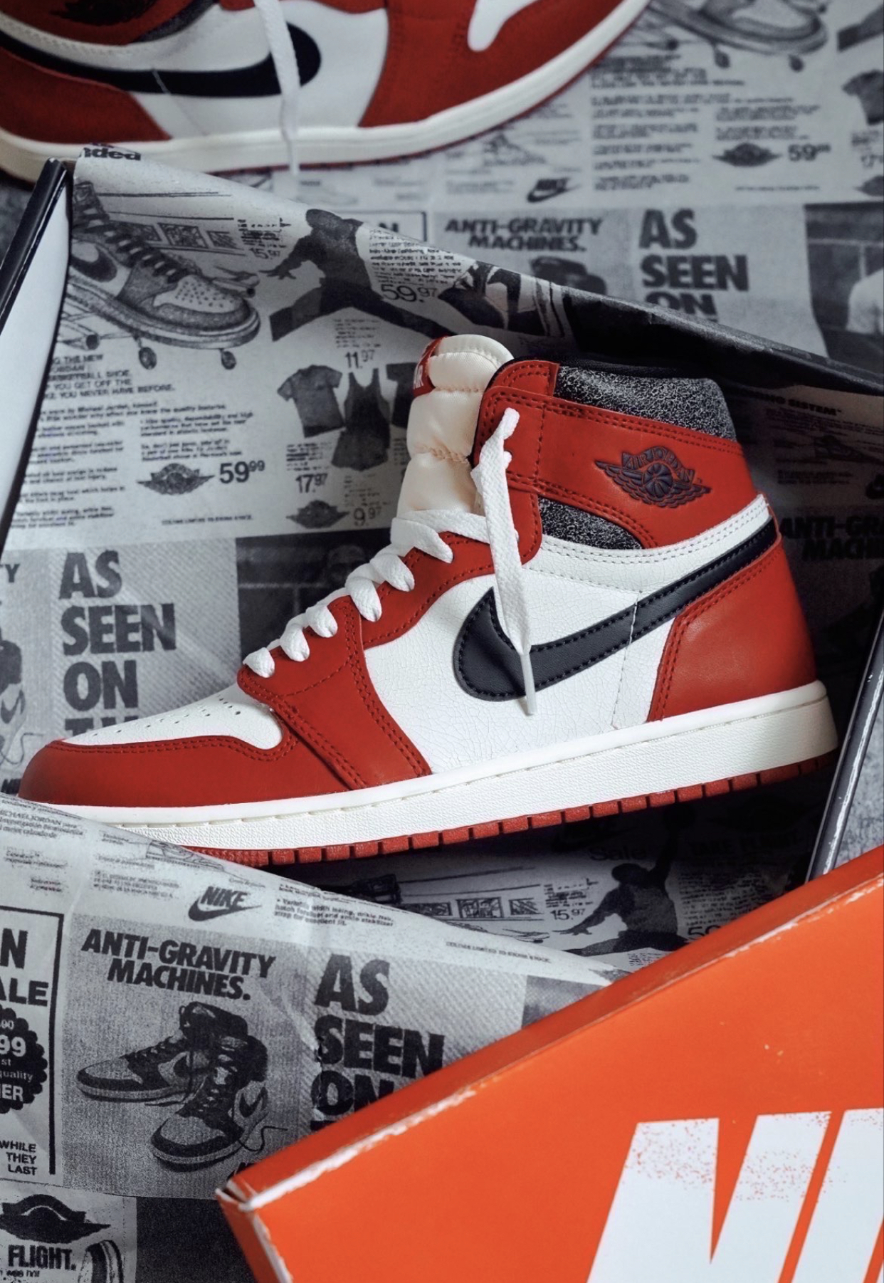 PK God Batch Air Jordan 1 Retro High OG Lost and Found DZ5485-612 review M***