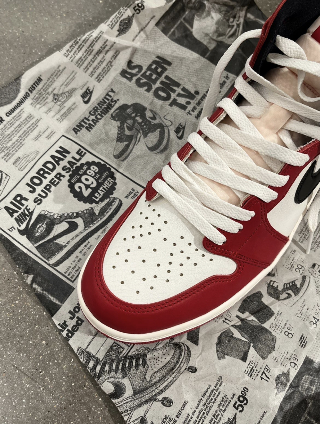 PK God Batch Air Jordan 1 Retro High OG Lost and Found DZ5485-612 review K*** 01