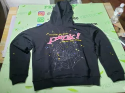 Sp5der P*NK Hoodie Black review E*** 01