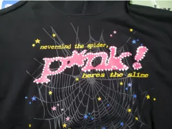 Sp5der P*NK Hoodie Black review E*** 03