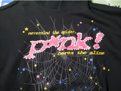 Sp5der P*NK Hoodie Black review E*** 02