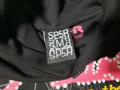 Sp5der P*NK Hoodie Black review E*** 03