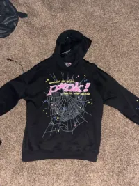 Sp5der P*NK Hoodie Black review 0
