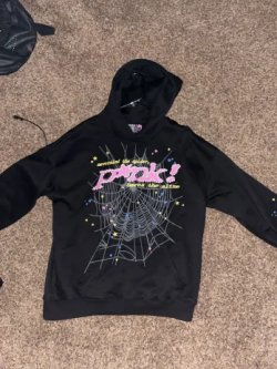 Sp5der P*NK Hoodie Black review R***