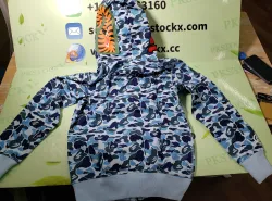 BAPE ABC Camo Shark Zip Hoodie Blue 1J70-314-001 review G*** 02
