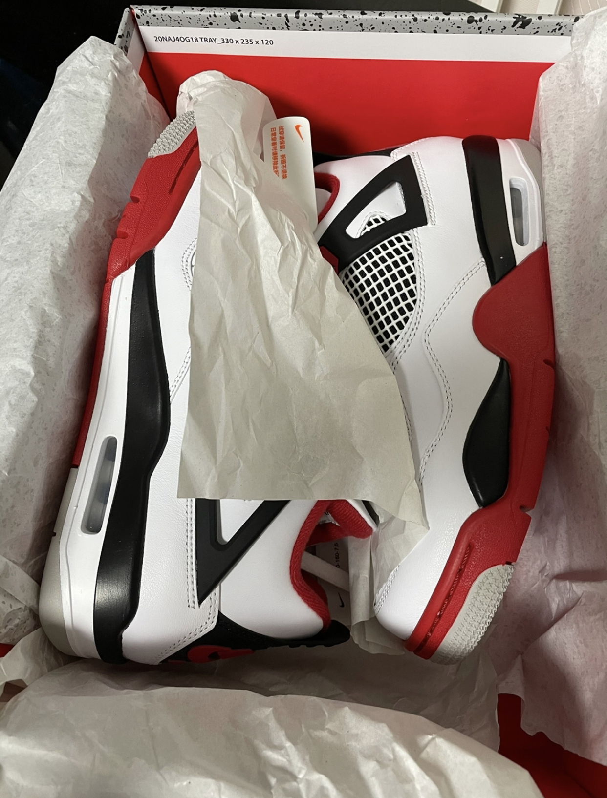 Special offer Batch Air Jordan 4 Fire Red DC7770-160 review N***
