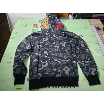 BAPE Space Camo Shark WGM Full-Zip Hoodie Black  review R*** 01