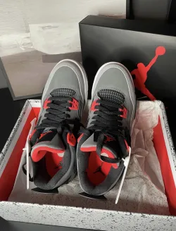  PK God Batch  Air Jordan 4 Red Glow Infrared DH6927-061 review H*** 01