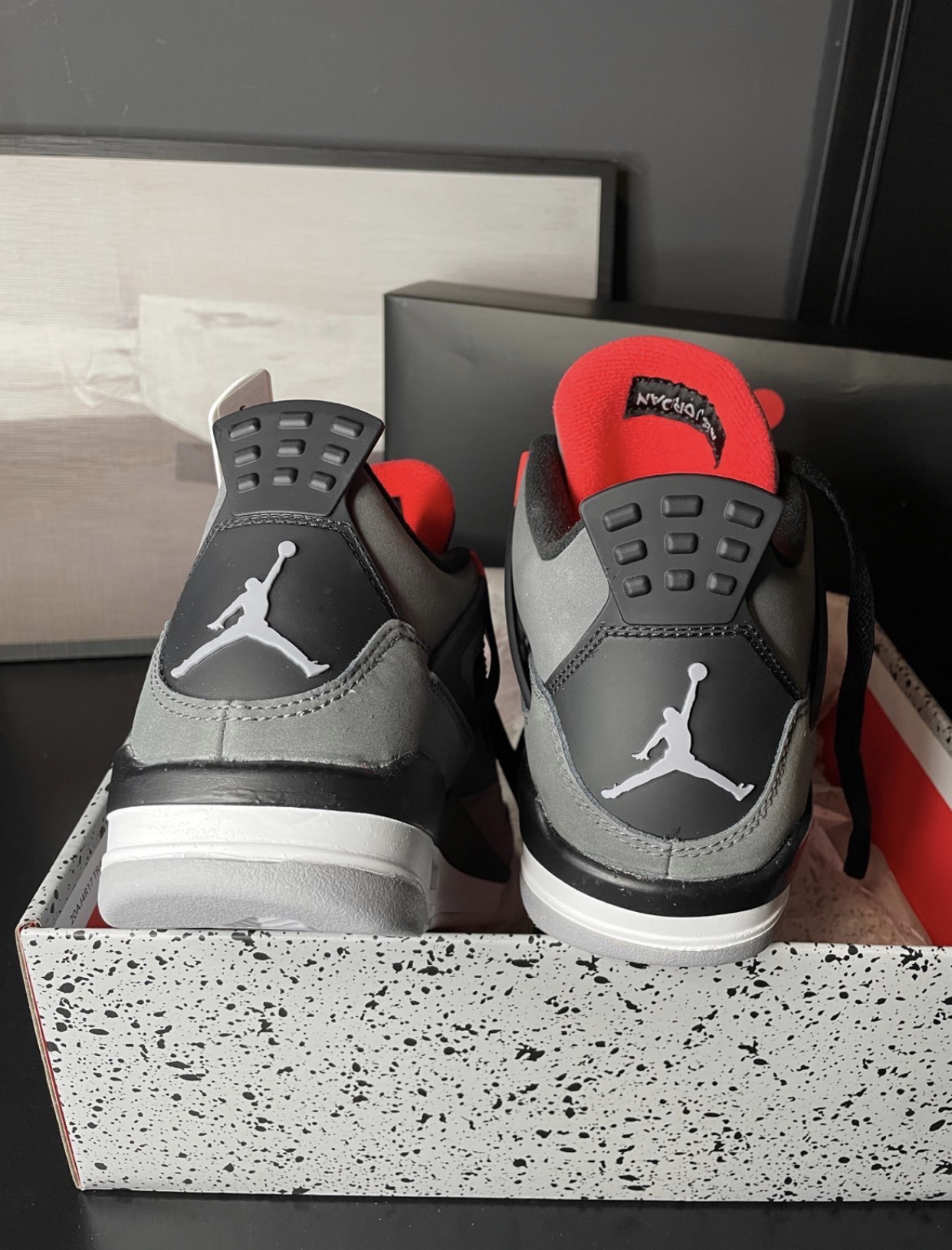  PK God Batch  Air Jordan 4 Red Glow Infrared DH6927-061 review H*** 01