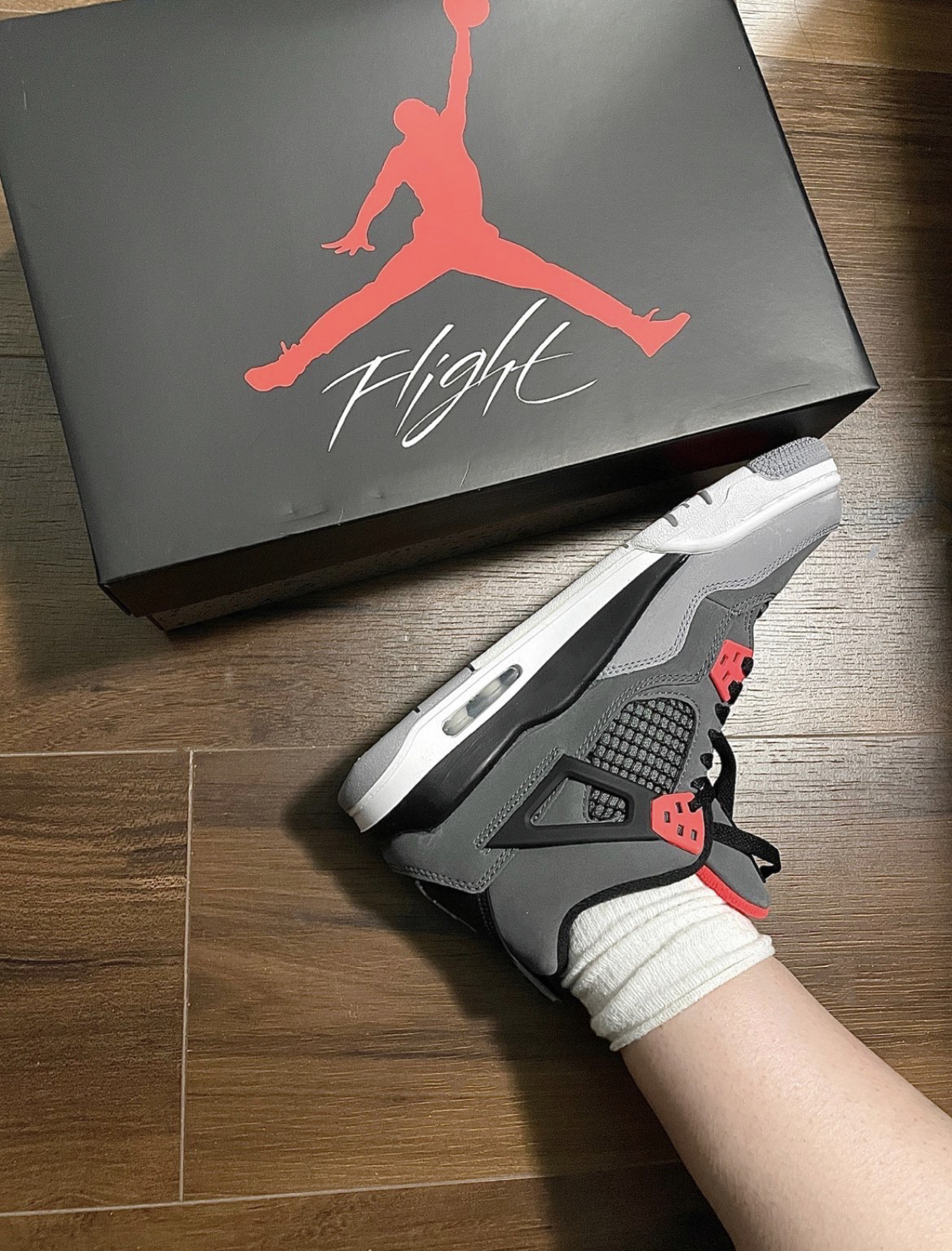  PK God Batch  Air Jordan 4 Red Glow Infrared DH6927-061 review G*** 02