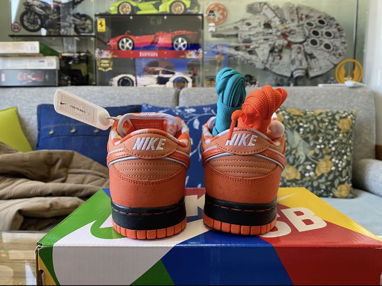 LJR Batch Nike SB Dunk Low Concepts Orange Lobster FD8776-800 review F*** 02