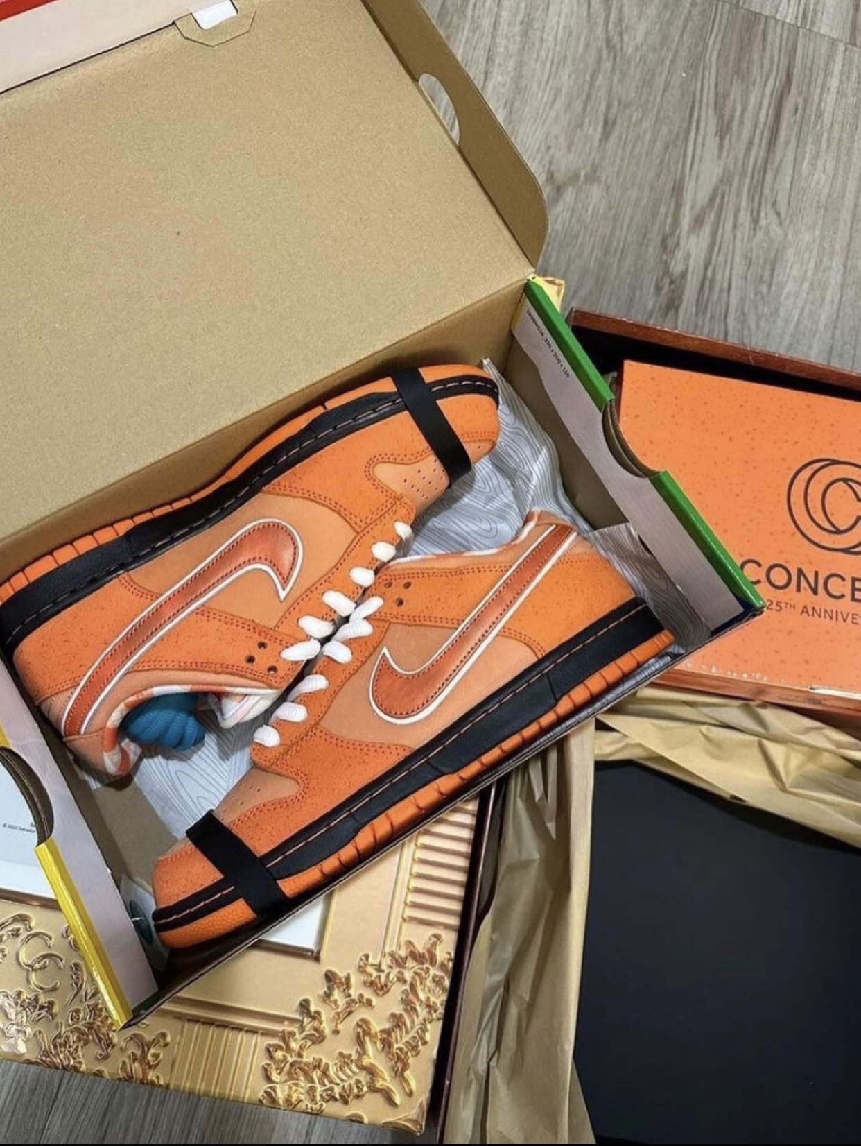 LJR Batch Nike SB Dunk Low Concepts Orange Lobster FD8776-800 review B***