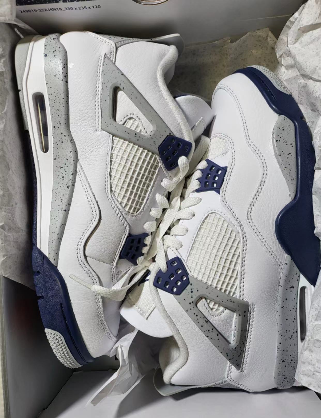 Special offer Batch Air Jordan 4 Retro Midnight Navy DH6927-140 review E***