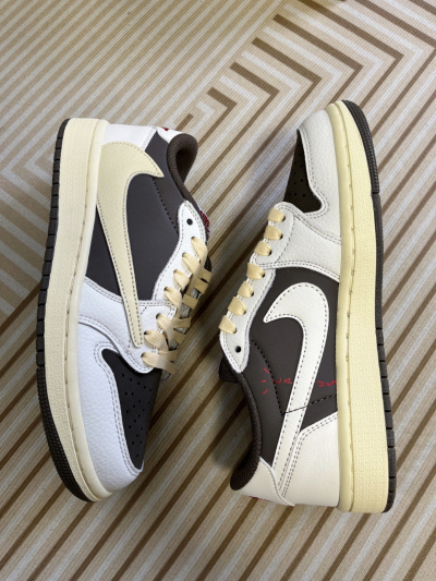 Special offer Batch Travis Scott x Air Jordan 1 Low Reverse Mocha DM7866-162  review T*** 02