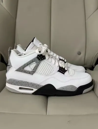 PK God Batch Air Jordan 4 Retro White Cement (2016) 840606-192  review N*** 03