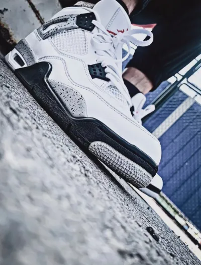 PK God Batch Air Jordan 4 Retro White Cement (2016) 840606-192  review L*** 01