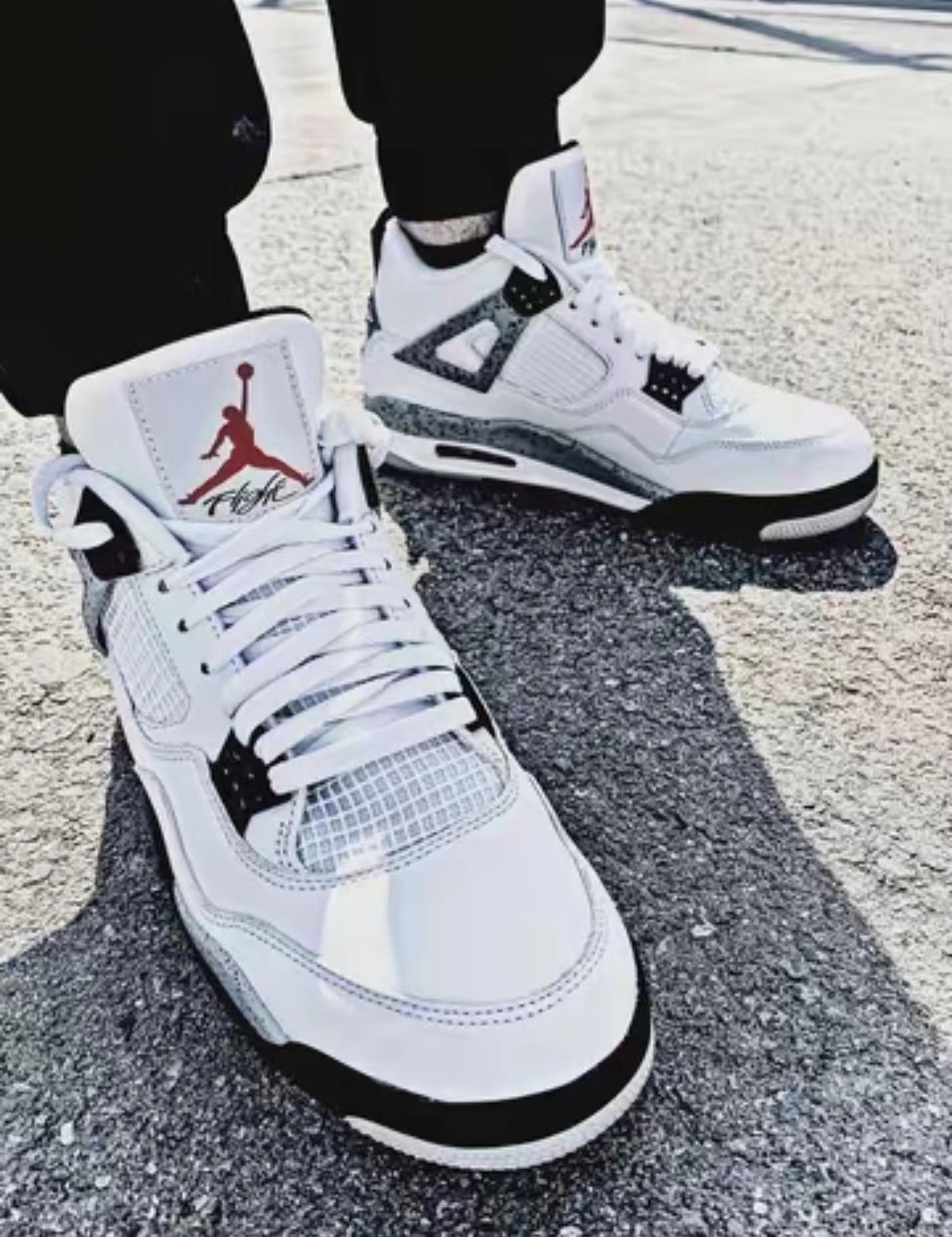 PK God Batch Air Jordan 4 Retro White Cement (2016) 840606-192  review L*** 03