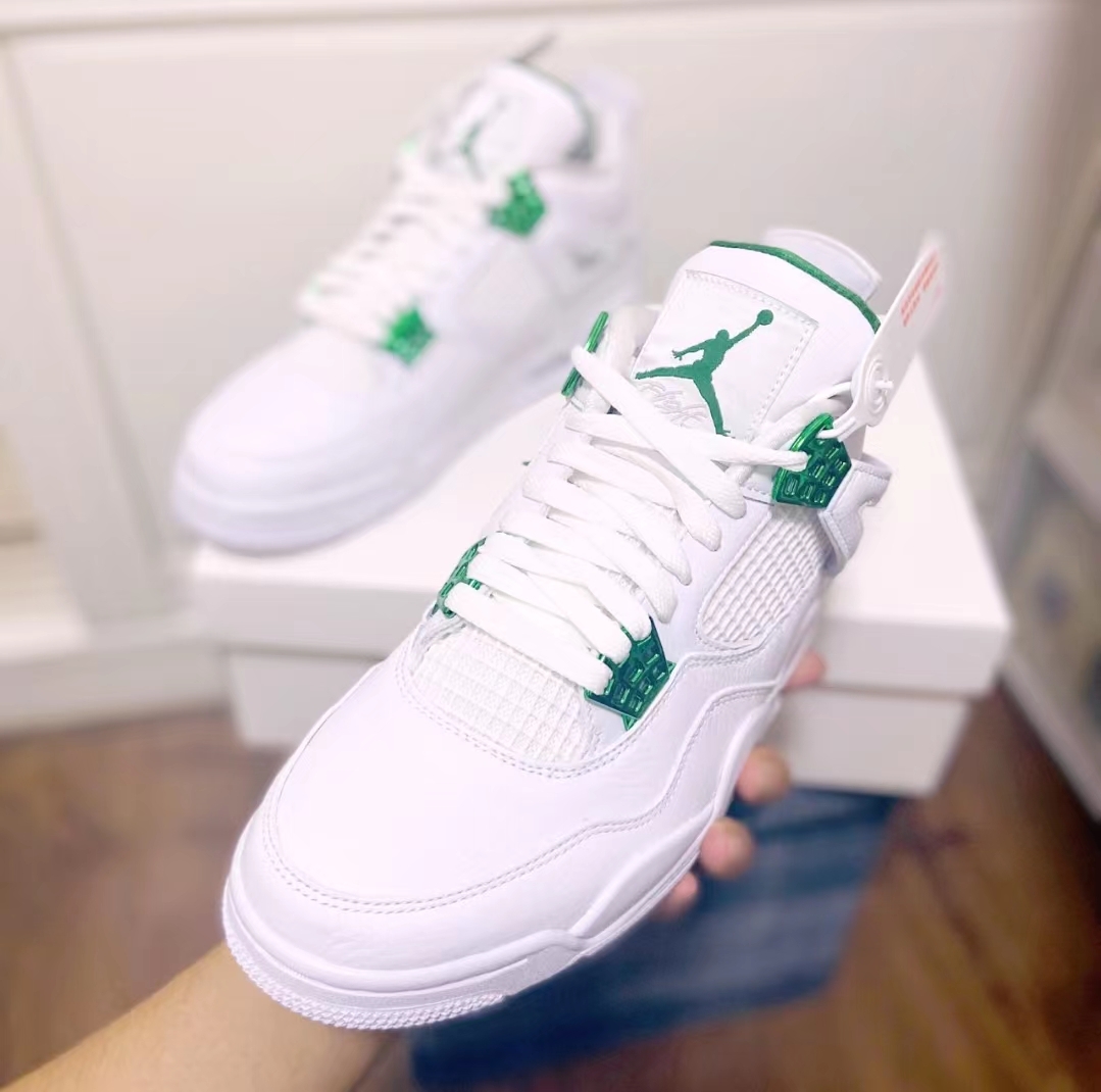 Special offer Batch Air Jordan 4 Retro Metallic Green CT8527-113 review T*** 00